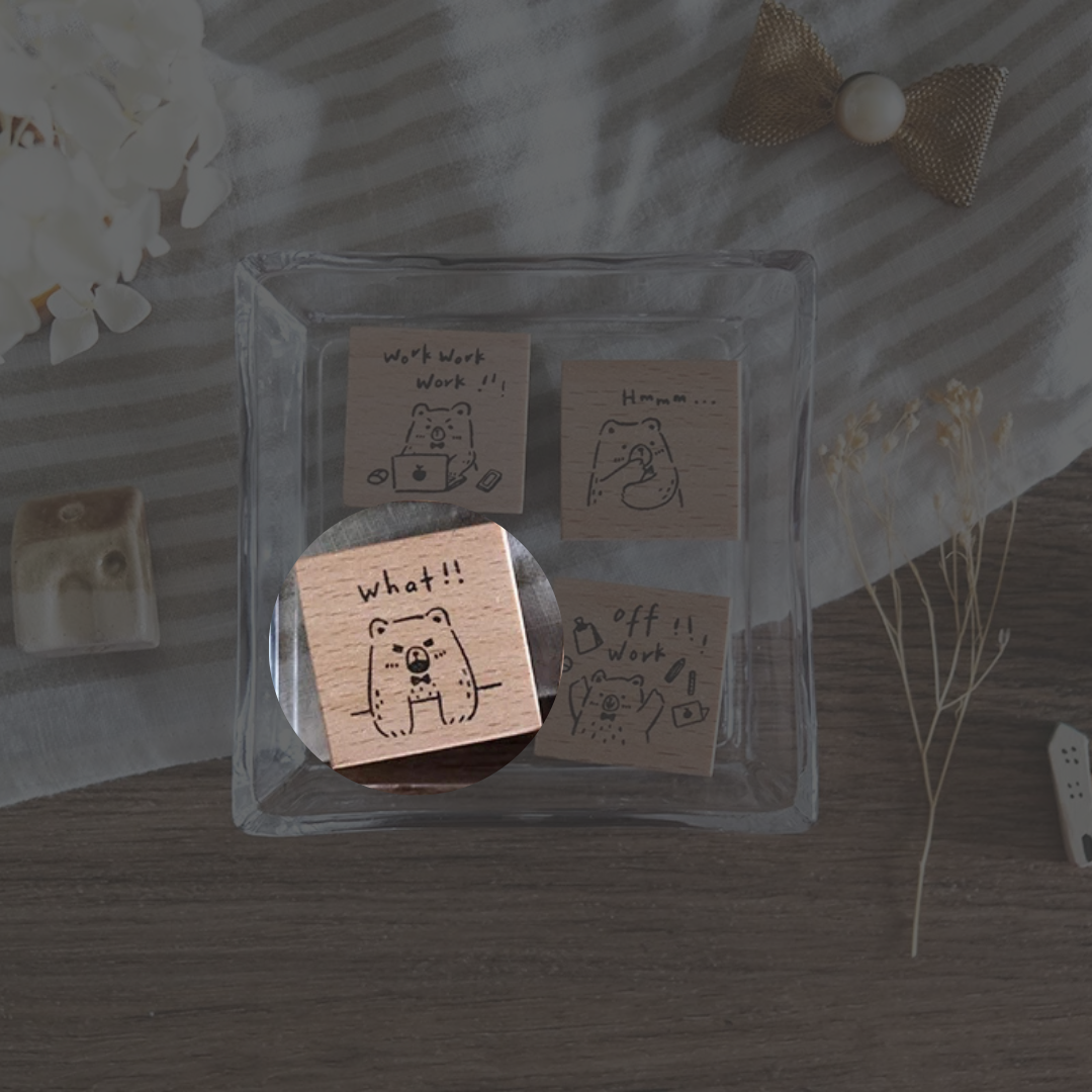 millenotes-eileen-tai-stamps-beary-ordinary-days-set-1A-what
