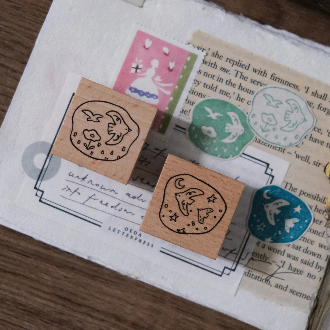 millenotes-eileen-tai-stamps-birds-day-and-night-set-A