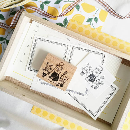 millenotes-eileen-tai-stamps-daily-bear-series-chef-bear