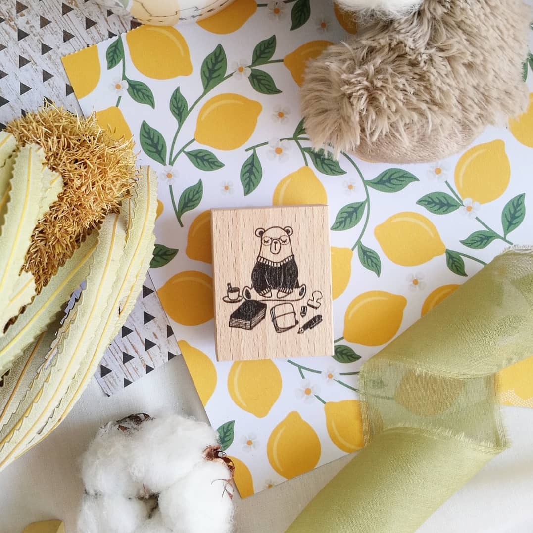 millenotes-eileen-tai-stamps-daily-bear-series-journaling-bear