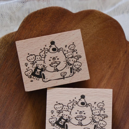 millenotes-eileen-tai-stamps-flower-bear