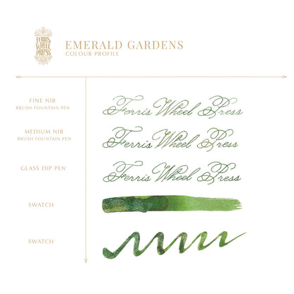 millenotes-ferris-wheel-press-encre-ecriture-ink-emerald-gardens-swatch-stylo