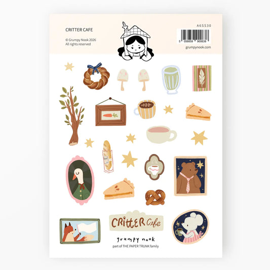 Stickers décoratifs | Grumpy Nook | Critter Cafe Gallery