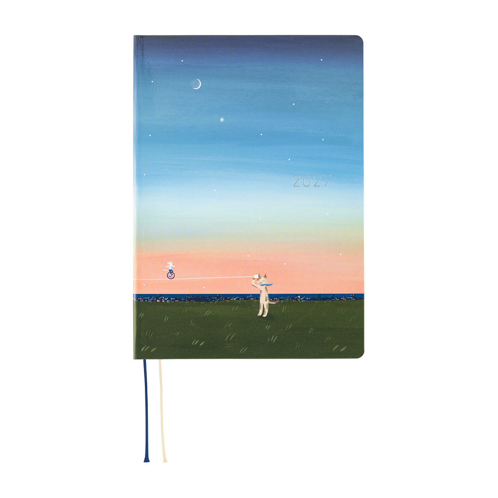 Agenda Hobonichi 2027 HON A5 | Hiroko Kubota: String Telephone Until the Moon is Full