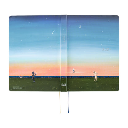 Agenda Hobonichi 2027 HON A5 | Hiroko Kubota: String Telephone Until the Moon is Full