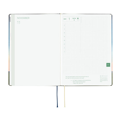 Agenda Hobonichi 2027 HON A5 | Hiroko Kubota: String Telephone Until the Moon is Full