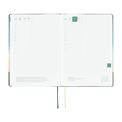 Agenda Hobonichi 2027 HON A5 | Hiroko Kubota: String Telephone Until the Moon is Full