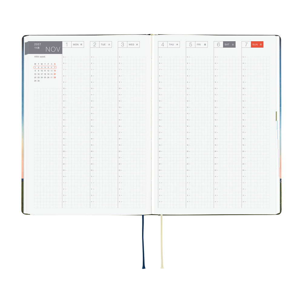Agenda Hobonichi 2027 HON A5 | Hiroko Kubota: String Telephone Until the Moon is Full