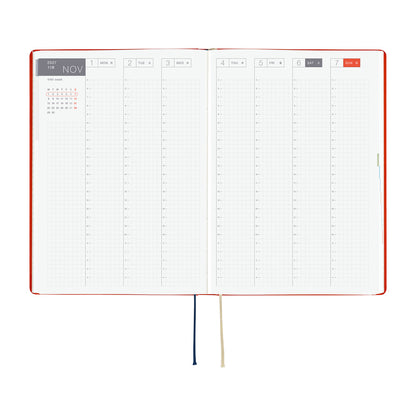 Agenda Hobonichi 2027 HON A5 | Yumi Kitagishi: White Cat and Rabbit’s Tea Room