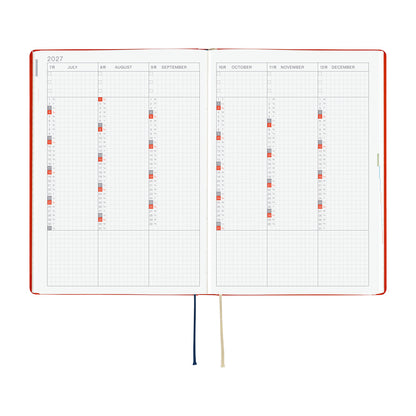 Agenda Hobonichi 2027 HON A5 | Yumi Kitagishi: White Cat and Rabbit’s Tea Room
