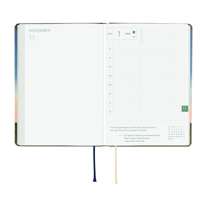 Agenda Hobonichi 2027 HON A6 | Hiroko Kubota: String Telephone Until the Moon is Full