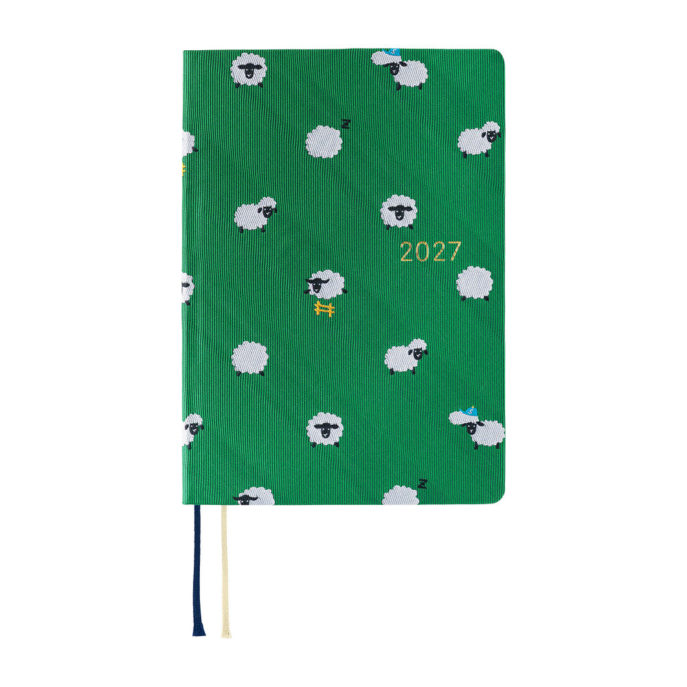 Agenda Hobonichi 2027 HON A6 | Bow & Tie: Sheep Sheep Sheep