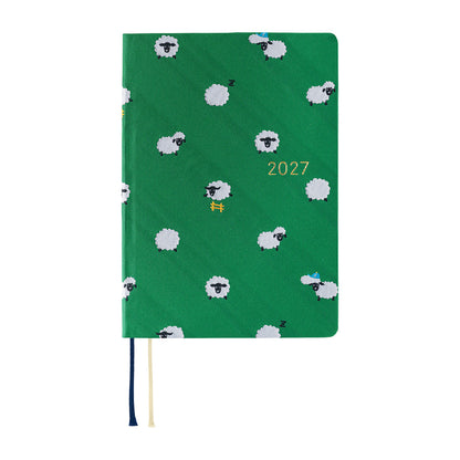 Agenda Hobonichi 2027 HON A6 | Bow & Tie: Sheep Sheep Sheep