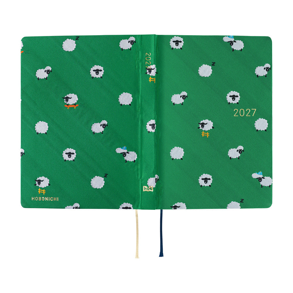 Agenda Hobonichi 2027 HON A6 | Bow & Tie: Sheep Sheep Sheep