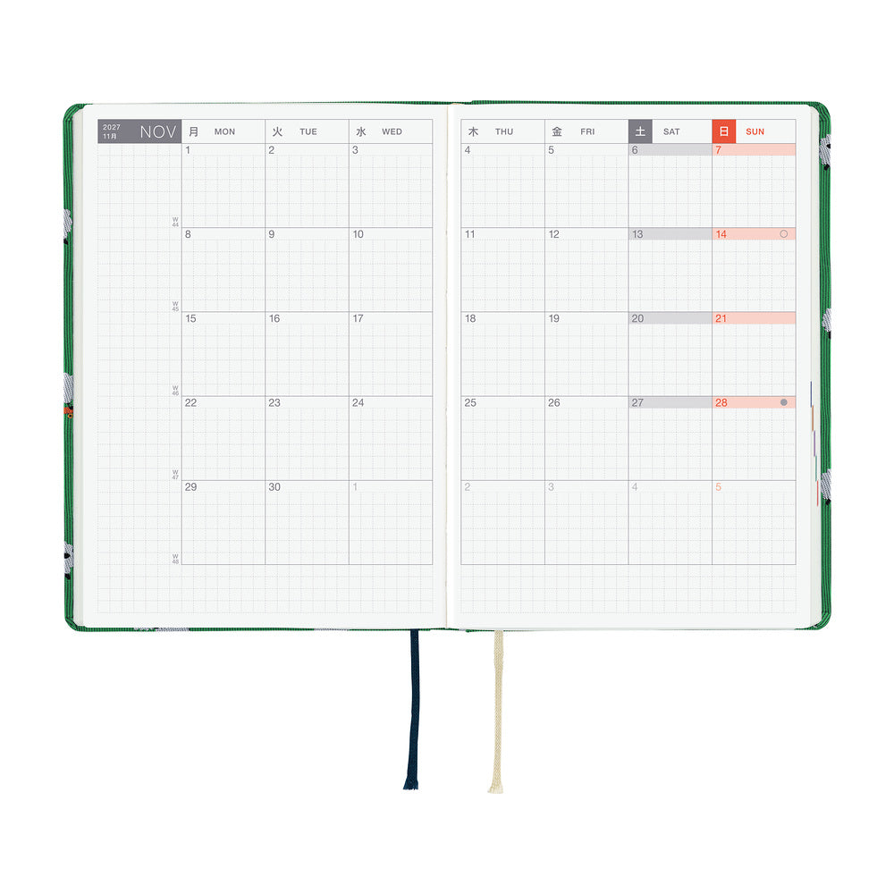 Agenda Hobonichi 2027 HON A6 | Bow & Tie: Sheep Sheep Sheep