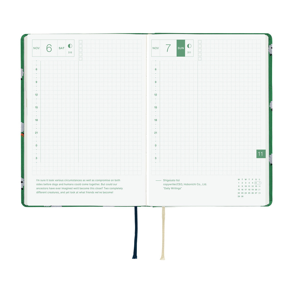 Agenda Hobonichi 2027 HON A6 | Bow & Tie: Sheep Sheep Sheep