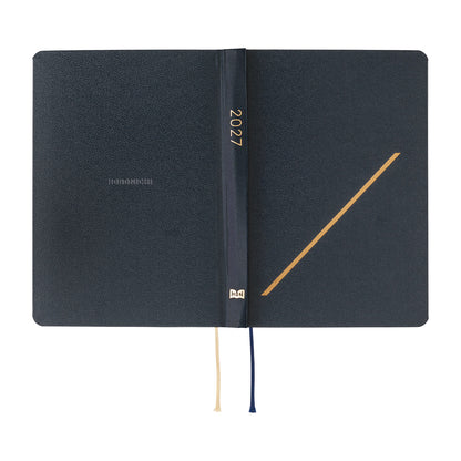 Agenda Hobonichi 2027 HON A6 | Slash (Navy)