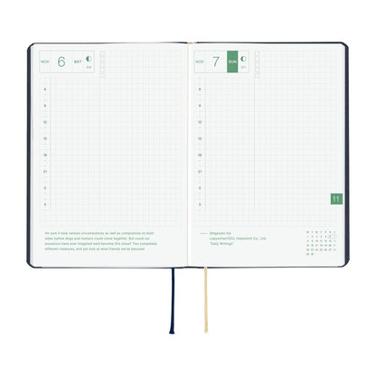 Agenda Hobonichi 2027 HON A6 | Slash (Navy)