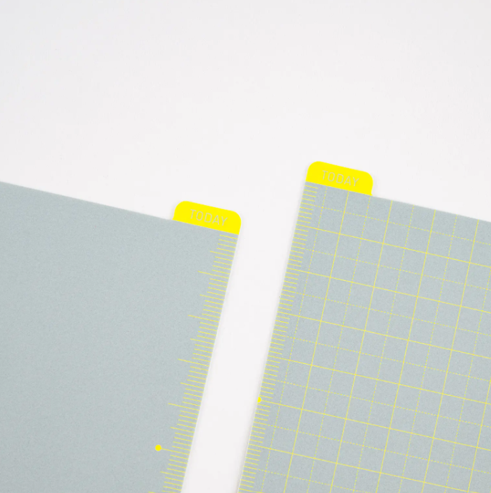 Pencil Board | Hobonichi Weeks | Ice Gray x Yellow