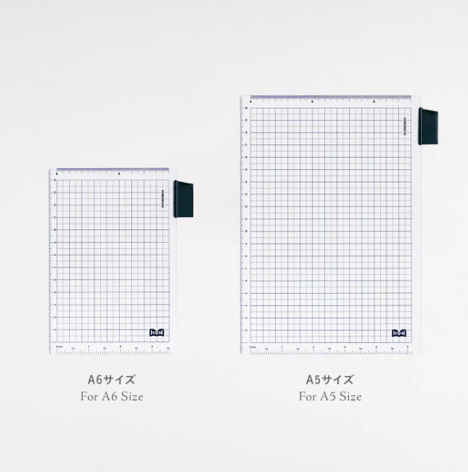 Podkładka pod ołówek | Hobonichi HON | Przezroczysta – A5 i A6