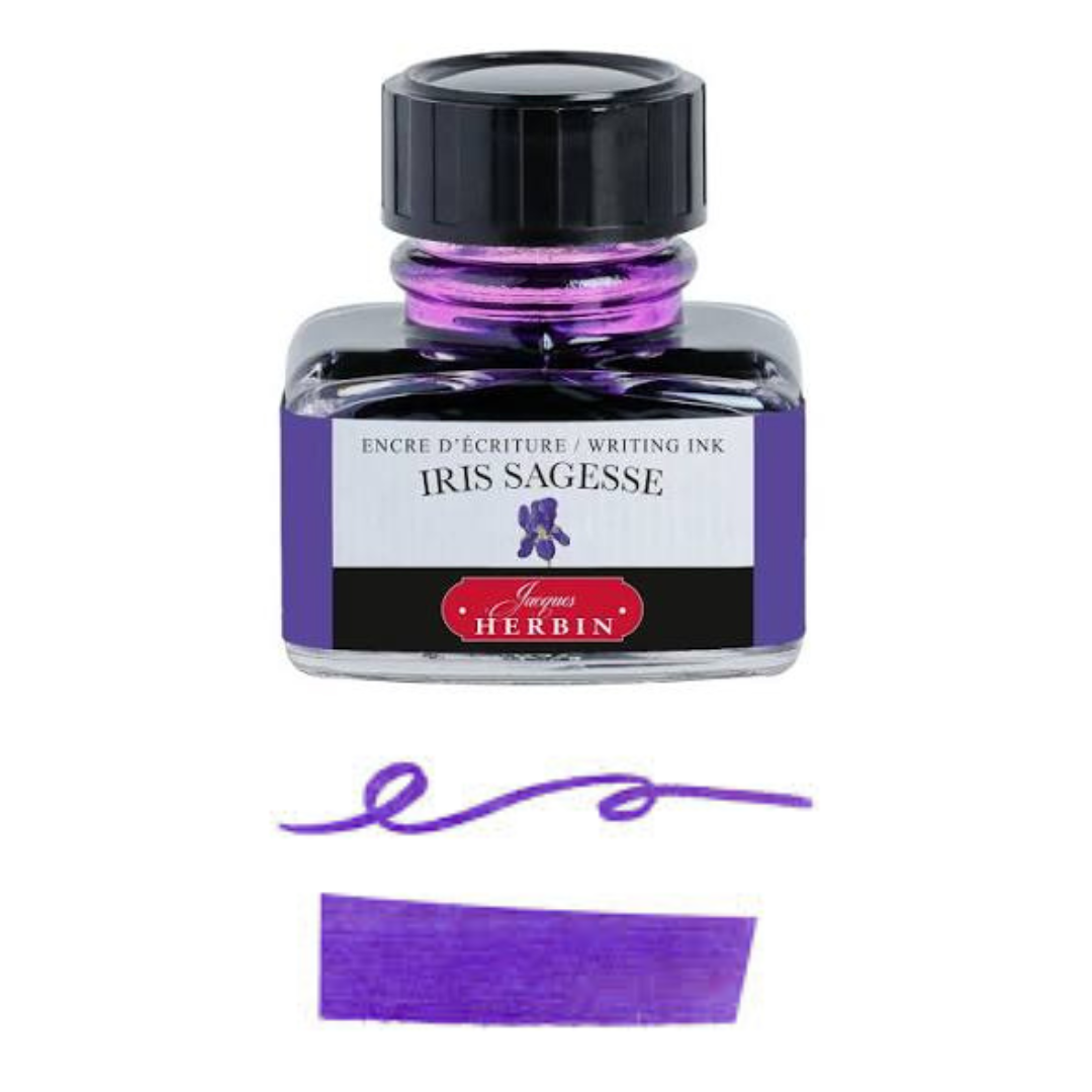 millenotes-jacques-herbin-fountain-pen-ink-atrament-30-ML-iris-sagesse