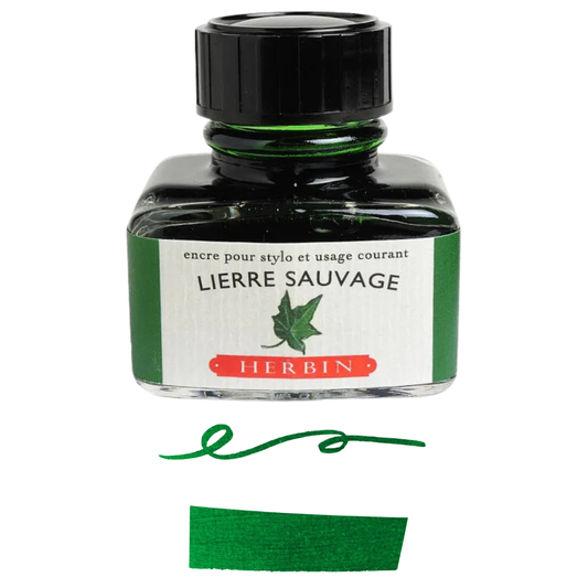 millenotes-jacques-herbin-fountain-pen-ink-atrament-30-ML-lierre-sauvage