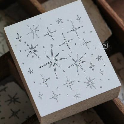 millenotes-lcn-design-studio-rubber-stamp-shiny-stars-1