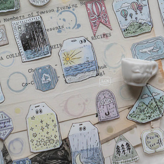 millenotes-lcn-design-studip-kiss-cut-PET-tape-tea-time-1