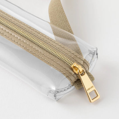 Pen Case | MIDORI | Transparent Case with Adjustable Elastic Band