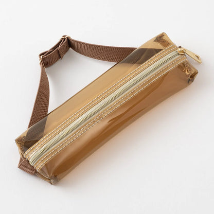 Pen Case | MIDORI | Transparent Case with Adjustable Elastic Band