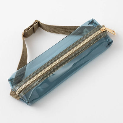 Pen Case | MIDORI | Transparent Case with Adjustable Elastic Band