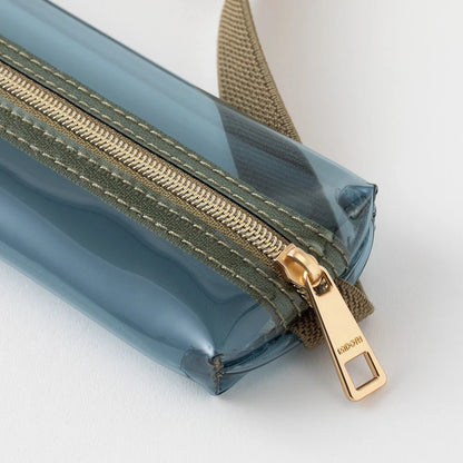 Pen Case | MIDORI | Transparent Case with Adjustable Elastic Band