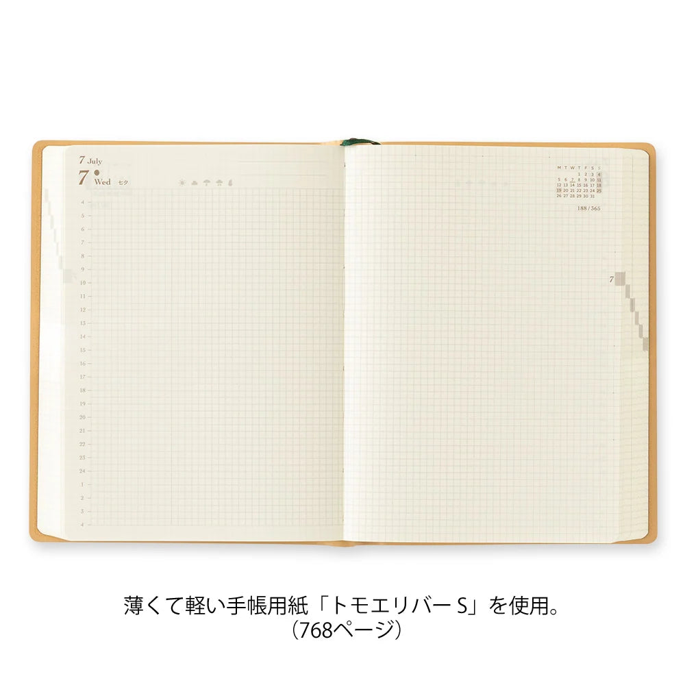 Planner 2027 MIDORI Hibino Diary A6 | Camel