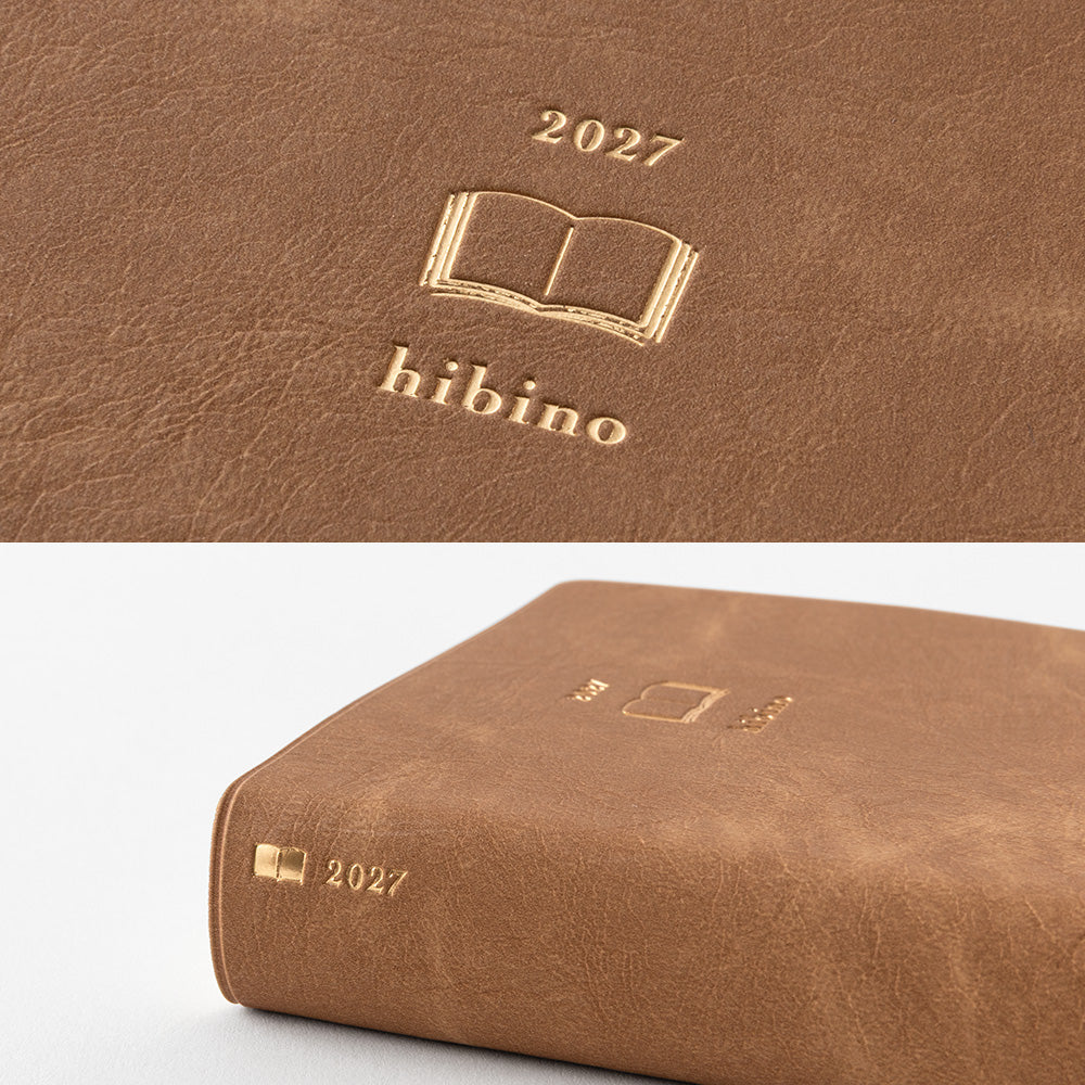 Planner 2027 MIDORI Hibino Diary A6 | Camel