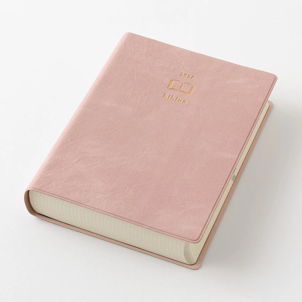 Planner 2027 MIDORI Hibino Diary A6 | Różowy