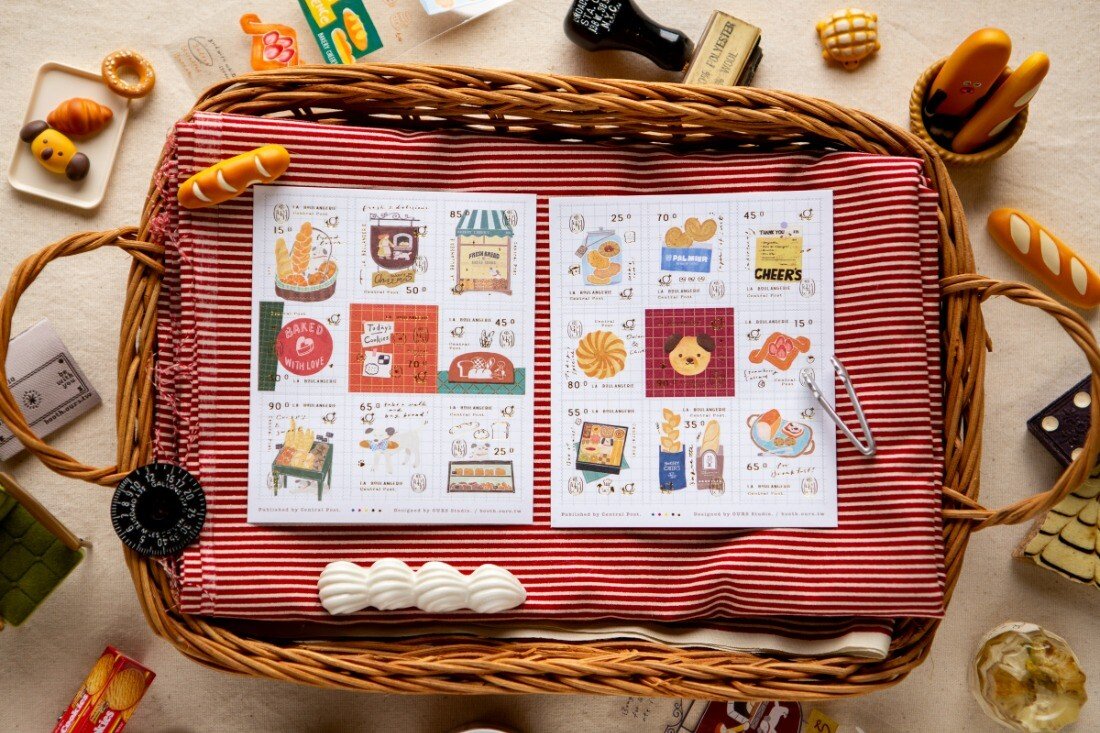 Stickers décoratifs | OURS Studio | Timbres - Bakery Cheers