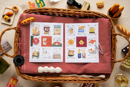Stickers décoratifs | OURS Studio | Timbres - Bakery Cheers