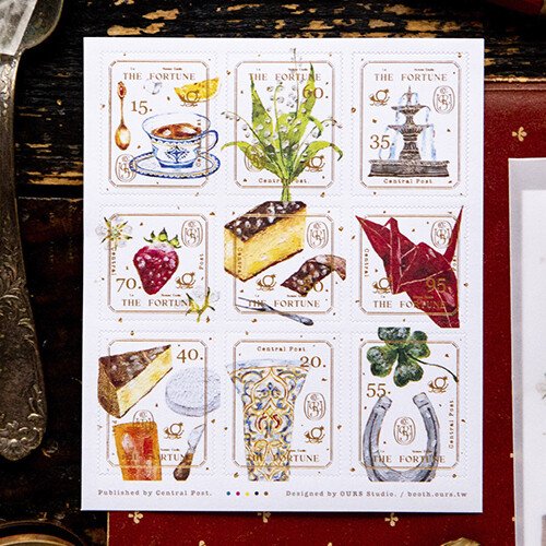 Stickers décoratifs | OURS Studio | Timbres - The Fortune