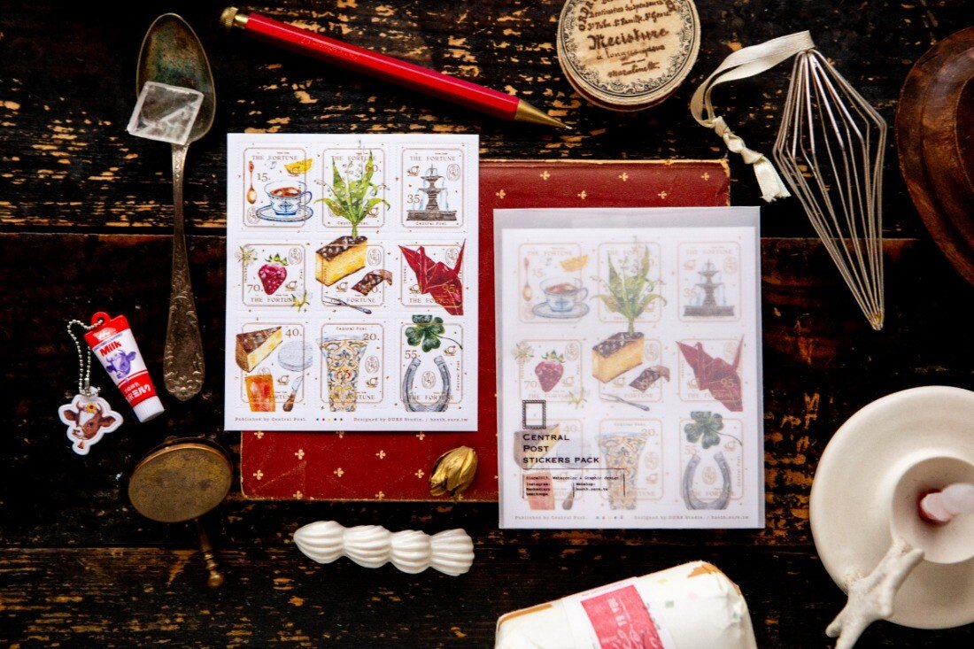 Stickers décoratifs | OURS Studio | Timbres - The Fortune