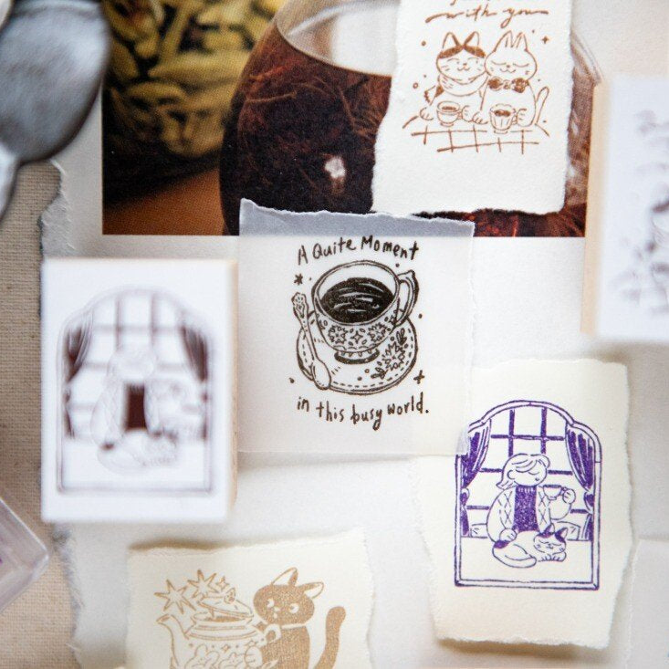 Wooden Stamp | OURS Studio | Tea Room Series