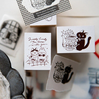 Wooden Stamp | OURS Studio | Tea Room Series