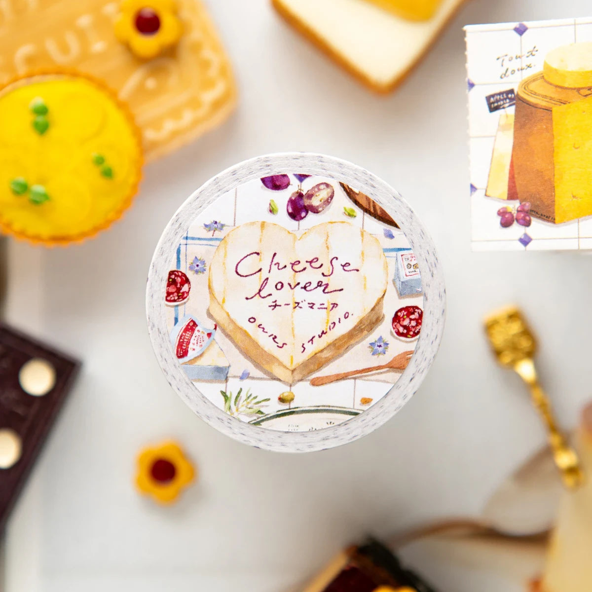 Notes adhésives en rouleau | OURS Studio | Cheese Lover