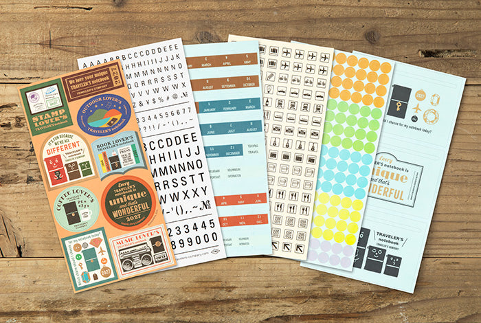 millenotes-traveler-s-company-notebook-diary-2027-stickers-4