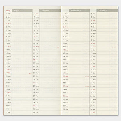 millenotes-traveler-s-company-notebook-diary-2027-weekly-memo-10