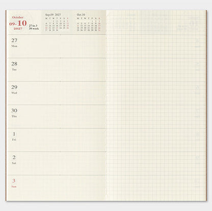 millenotes-traveler-s-company-notebook-diary-2027-weekly-memo-11