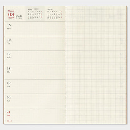 millenotes-traveler-s-company-notebook-diary-2027-weekly-memo-6