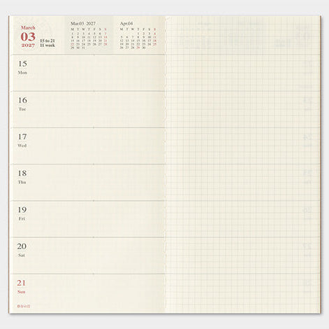 millenotes-traveler-s-company-notebook-diary-2027-weekly-memo-6