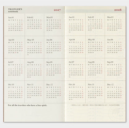 millenotes-traveler-s-company-notebook-diary-2027-weekly-memo-9