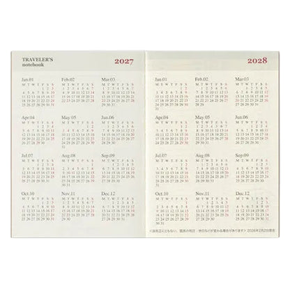 millenotes-traveler-s-company-notebook-diary-2027-weekly-passport-4