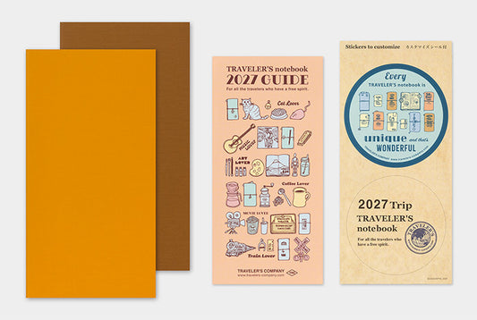 TRAVELER'S NOTEBOOK 2027 Vertical Weekly Diary (Regular)